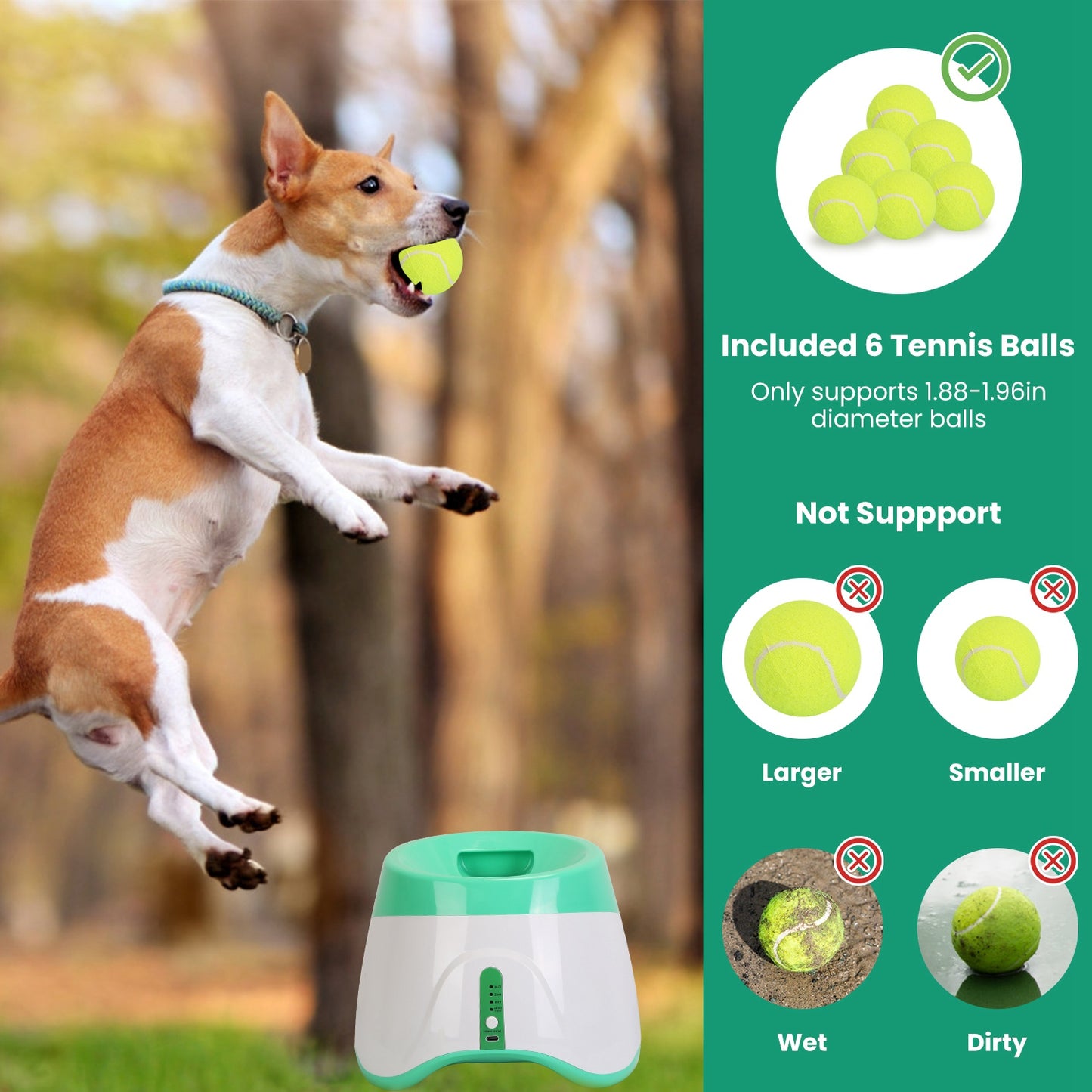 AutoFetch Pro — Automatic Dog Ball Launcher (Indoor & Outdoor, 3 Distances)